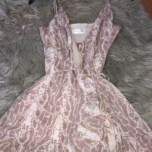 Vestique Snakeskin Dress